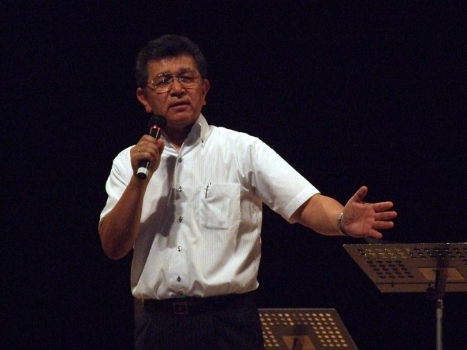 グローバル・ミッション・チャペル牧師森章氏。２０１２年１０月１１日、東京都中野区で。