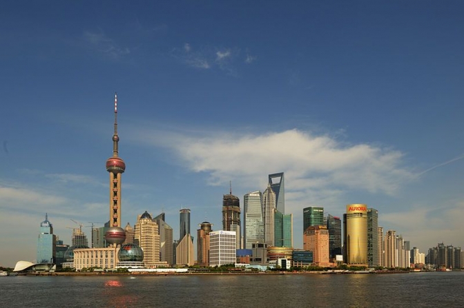 急速な経済発展を遂げた上海
