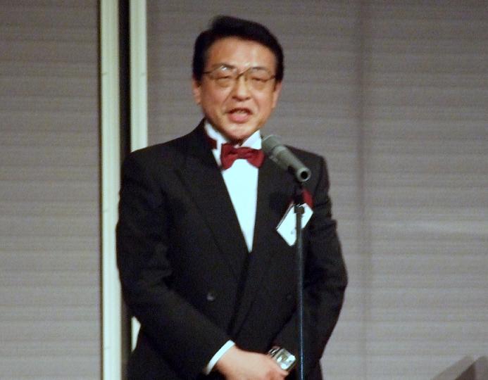 市村和夫氏。２０１２年１２月５日、東京都内ホテルで。