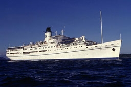 世界最古の現役客船「ドゥロス号」（写真：後藤献一氏提供）