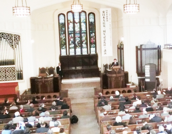 【3.11特集】震災３年目の祈り（６）東日本大震災３周年記念礼拝・講演〜姜尚中氏「ひたすらキリストの愛に進まなければ」