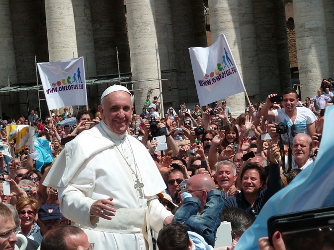教皇フランシスコが最も偉大な指導者に　米フォーチュン誌が世界の指導者５０人を選出