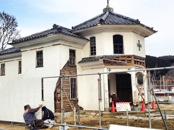 被災２度目の「旧石巻ハリストス正教会教会堂」が解体、移築へ