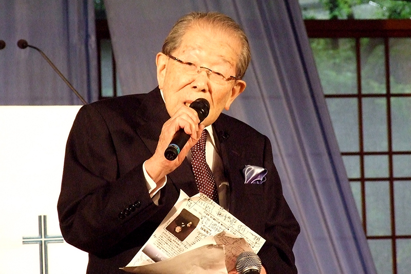 日野原重明氏「１０２年の人生のハイライト」 復活祭でベー・チェチョルの賛美と証し集会