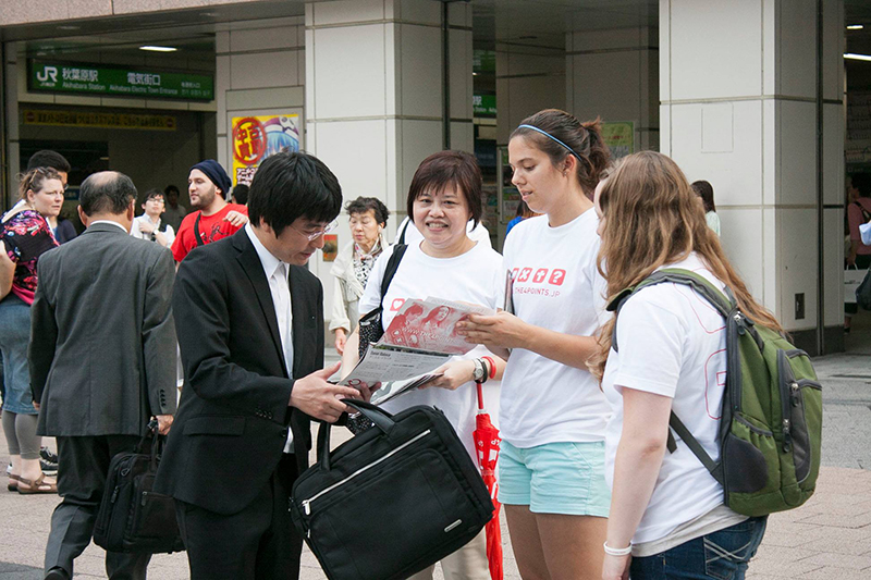 １週間かけ東京都内の各所を伝道「ONE WEEK TO SHINE」 ＯＣＣの一室借り切り、祈りと集会も