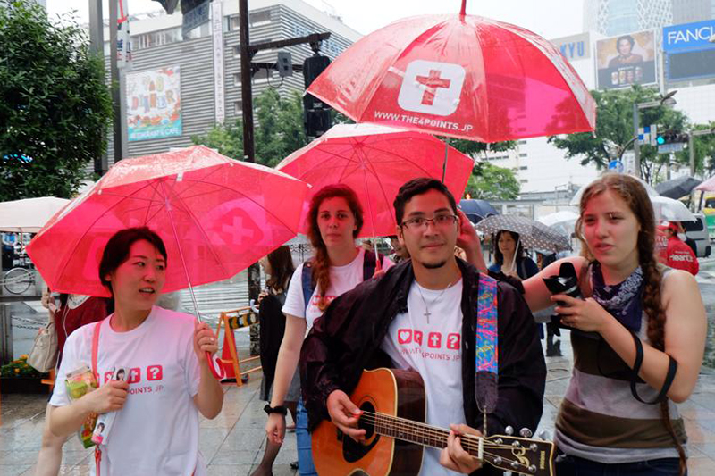 １週間かけ東京都内の各所を伝道「ONE WEEK TO SHINE」 ＯＣＣの一室借り切り、祈りと集会も