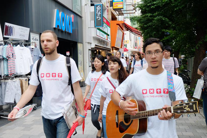 １週間かけ東京都内の各所を伝道「ONE WEEK TO SHINE」 ＯＣＣの一室借り切り、祈りと集会も