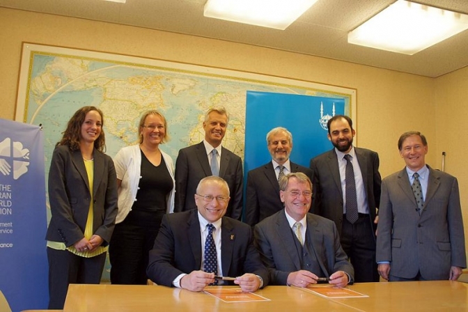 ルーテル世界連盟とイスラム国際人道支援機構、人道支援活動における協力で了解覚書に署名