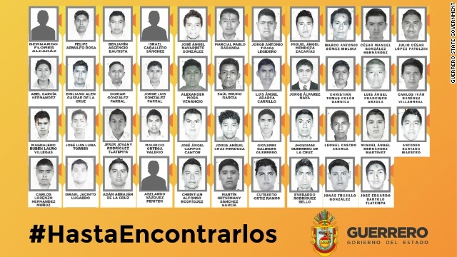メキシコ学生４３人失踪事件　カトリック司祭が学生家族に希望を持つよう励ます