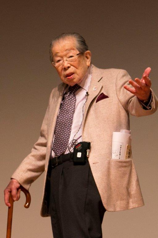 新老人の会・日野原氏１０３歳記念講演　「いのちは与えられたもの、人のために生きよう」