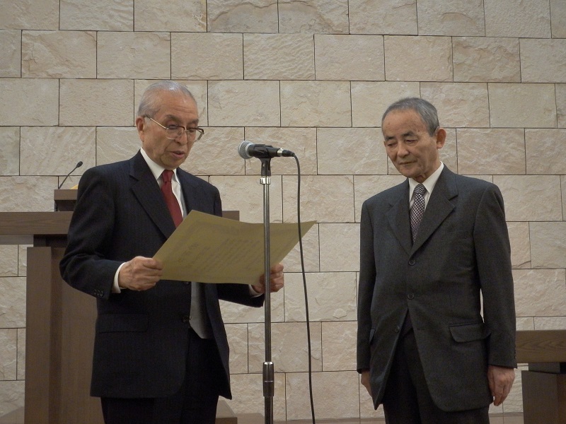 聖書協会クリスマス礼拝　聖書事業功労者・村岡崇光氏の講演も