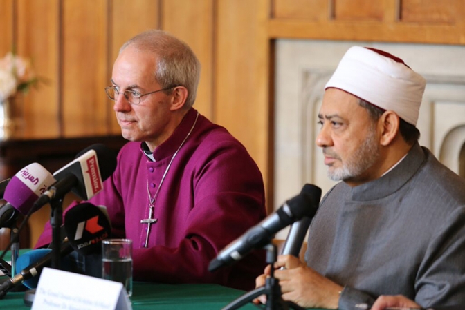 カンタベリー大主教とアズハル大学大イマムが会見　「宗教者が連帯し、政治的手段でＩＳ打倒を」