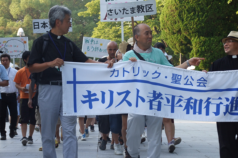 戦後７０年の広島から（１）：国家とキリスト教・被爆証言の継承・平和の行進と祈り　７０回目の８月６日前に広島にキリスト者集う