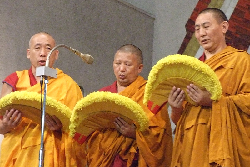 戦後７０年目の広島から（２）：平和願い、カトリック・聖公会・チベット仏僧らが共同の祈り