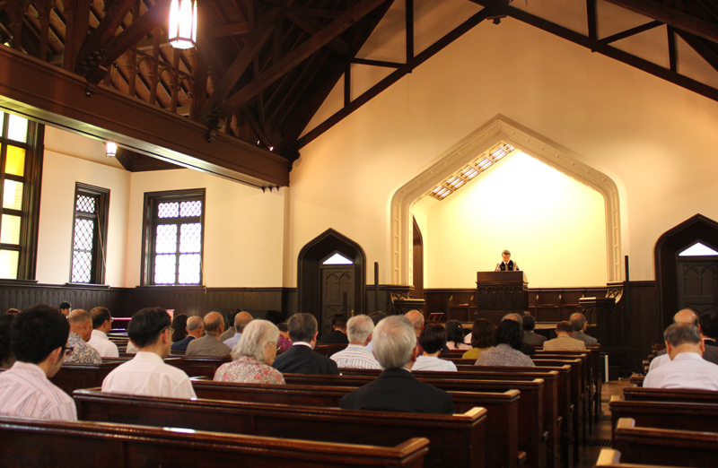 日本のプロテスタント宣教の草分け　ヘボン博士生誕２００年記念礼拝、明治学院で開催
