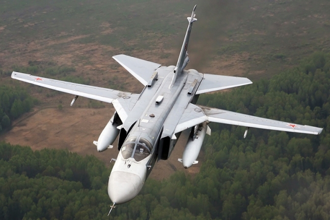トルコ軍、ロシア軍戦闘機「スホイ２４（Ｓｕ２４）」を撃墜　領空侵犯と主張