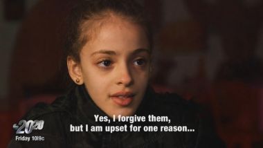 イラク難民の少女「私たちが学ぶべきこと、それは『赦し』」