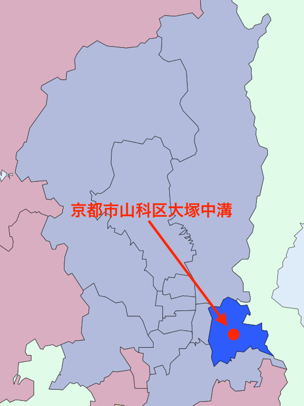 神戸山口組系事務所に銃弾４発撃ち込まれる　京都市山科区大塚中溝