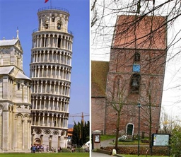 ピサの斜塔を超え世界一傾いた塔に　ドイツの教会、ギネス認定