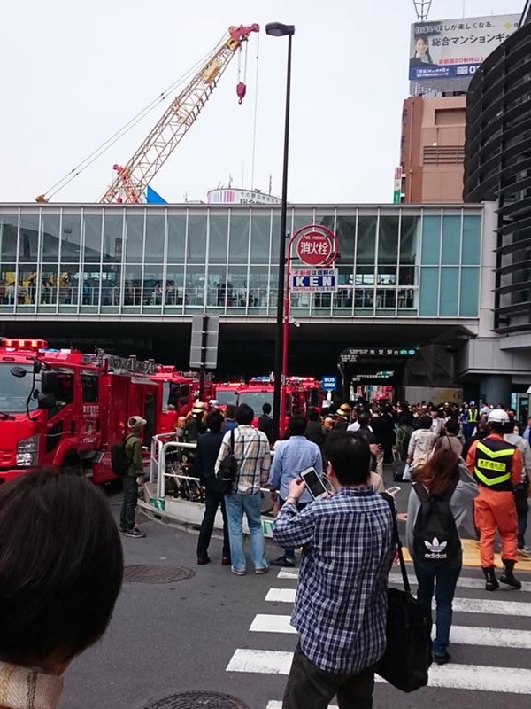 渋谷ヒカリエで火事、６階で出火か　消防車多数