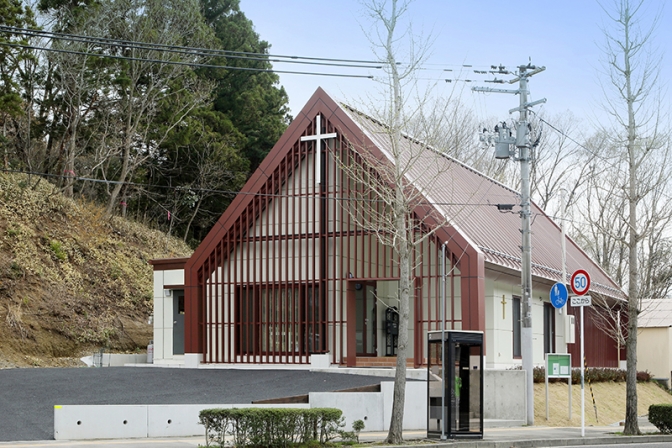 大津波で流された教会堂が献堂式　ＪＩＦＨの協力で再建