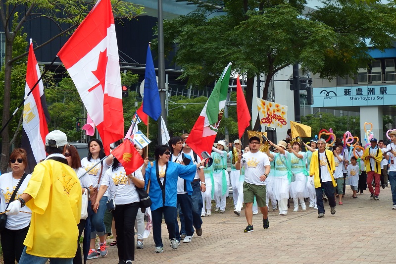 新しい夏祭りがフィリピンから日本に上陸　合言葉「JESUS REIGNS JAPAN」を７回叫び、イエスの統治を宣言！