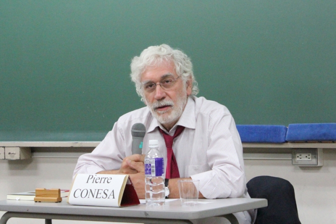 立教大でピエール・コネサ氏が講演　「ＩＳの戦争と西欧有志国の軍事介入の結末」