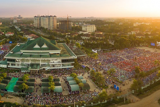 ミャンマーで大伝道集会、３日間で延べ１７万人が福音聞く