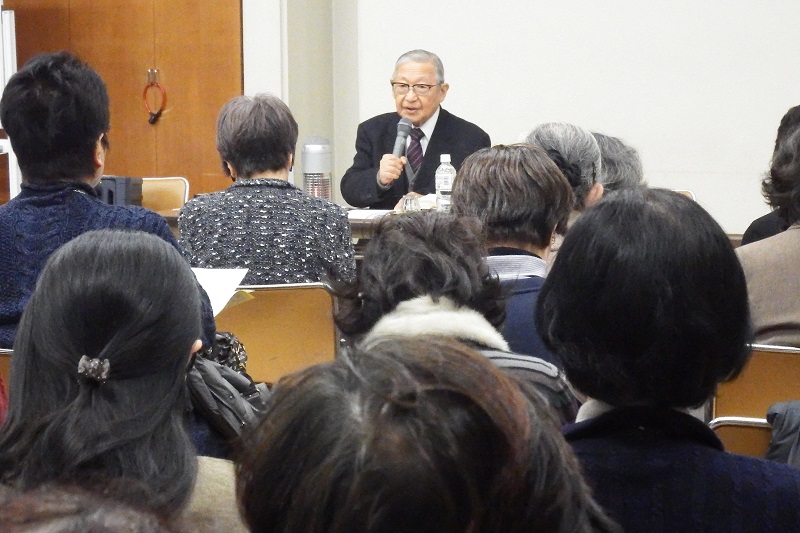 「寅さんは愛に根ざして真理を語る」　横浜ＹＷＣＡで関田寛雄牧師が講演