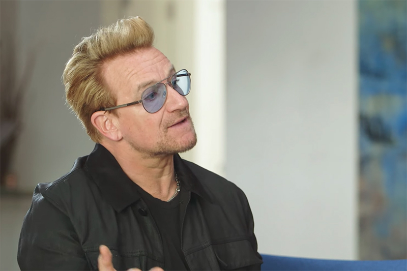 Ｕ２のボノが若きクリスチャン・アーティストに送る言葉　「ありのままの正直さを聞きたい」