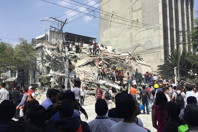 メキシコ地震、死者２３０人超　教皇「私の思いはメキシコ国民と共にある」