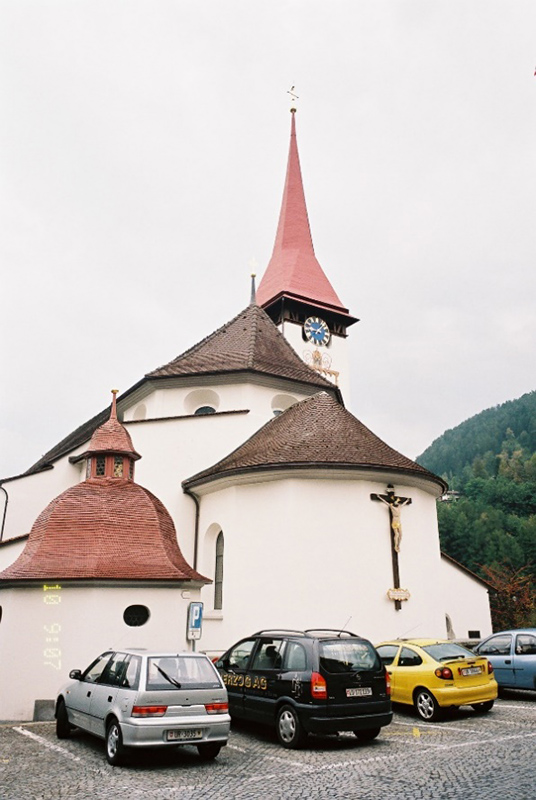 ＦＩＮＥ ＲＯＡＤ（５８）スイス２回目視察シリーズ⑤ウイリアム・テルのビュルグレンの村の教会　西村晴道