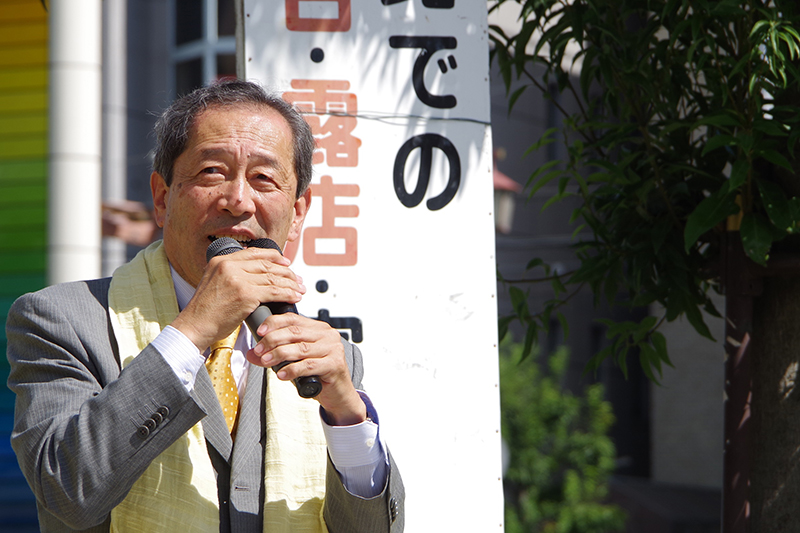 日本基督教団信徒の服部良一氏が社民党公認候補として大阪９区から出馬