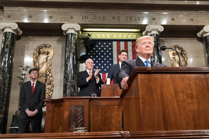 トランプ大統領の一般教書演説　そこから見えてくる米国の２０１８年