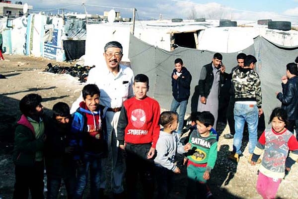 「シリアを見捨てないで」　孤児院建設目指し、神戸国際支縁機構理事長が２回目の訪問