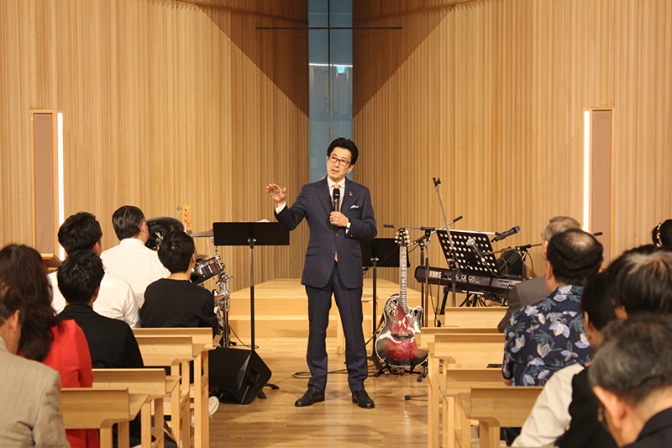 「キリストとの出会いこそが幸福の最大要因」　日本ＣＢＭＣ理事長が講演　ジーザス・ジューン・フェスティバル