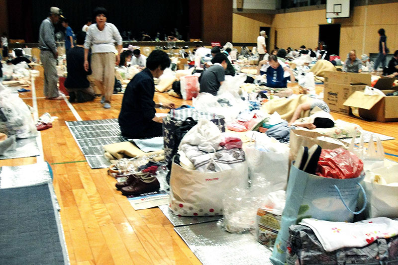 神戸国際支縁機構、倉敷市真備町に現地入り　炊き出し３００食を毎日１３日まで