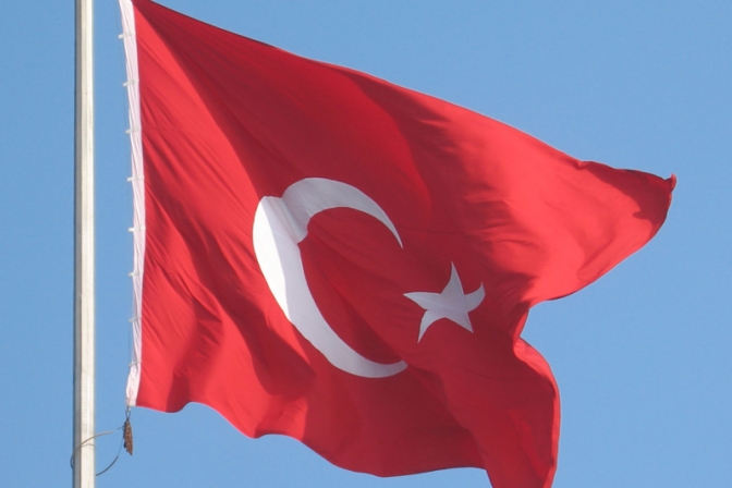 トルコで・国旗