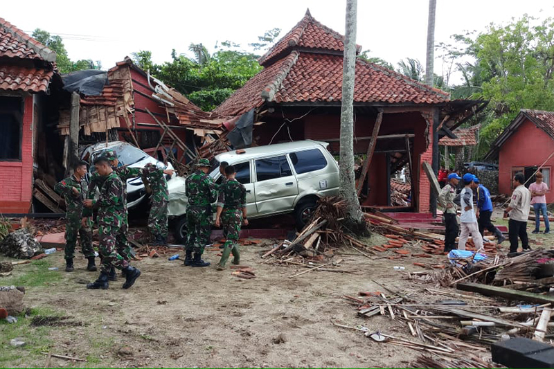 インドネシアで津波、２２２人死亡　火山噴火による海底地滑り原因か　ＷＣＣが哀悼の意