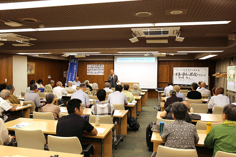 元外交官の孫崎享氏「軍事で安全は確保できない」　日本友和会全国大会