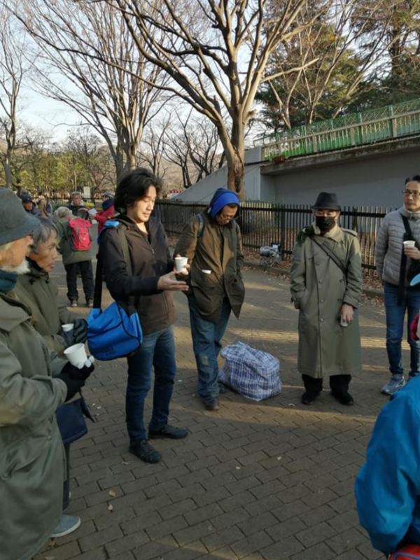 代々木公園のホームレス伝道「通路チャペル」　ココロケアの働き