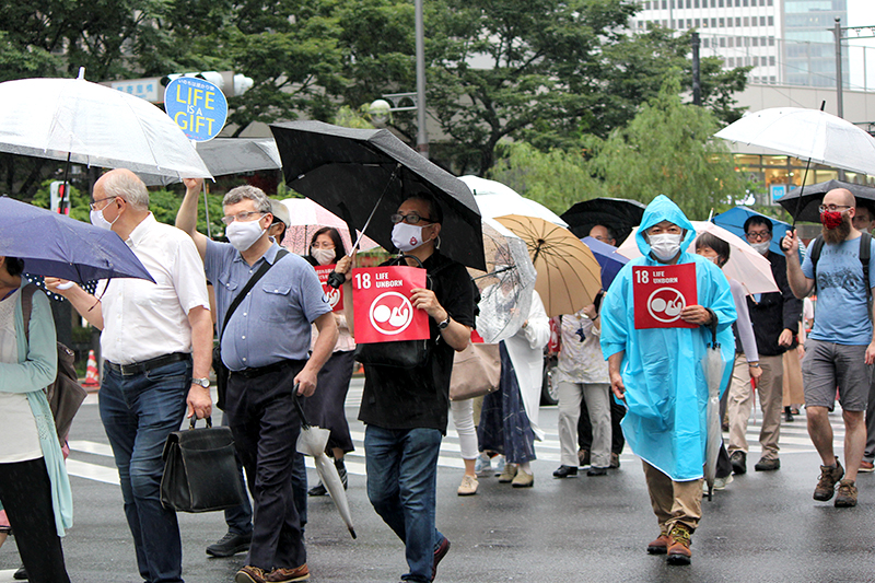 胎児の生命保護も国連の「持続可能な開発目標」に　東京でデモ行進