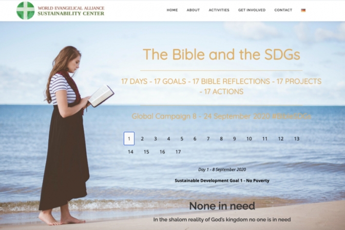「聖書とＳＤＧｓ」　ＷＥＡ、ローザンヌなどが共同でキャンペーン