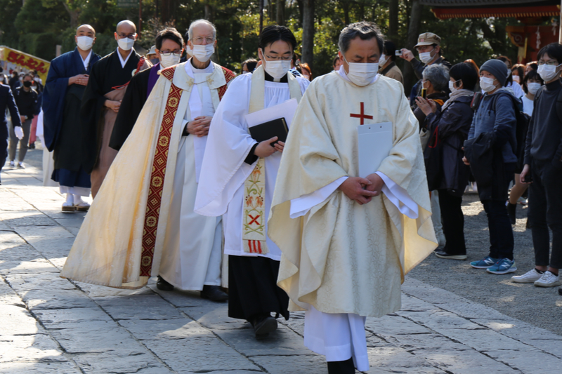 祈り続けて１０年、鎌倉で３宗教合同の「東日本大震災追悼・復興祈願祭」