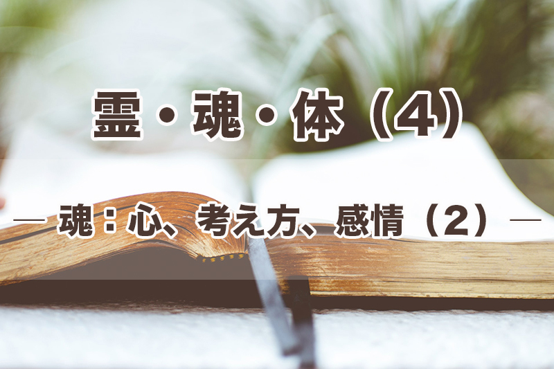 霊・魂・体（４）魂：心、考え方、感情（２）　加治太郎