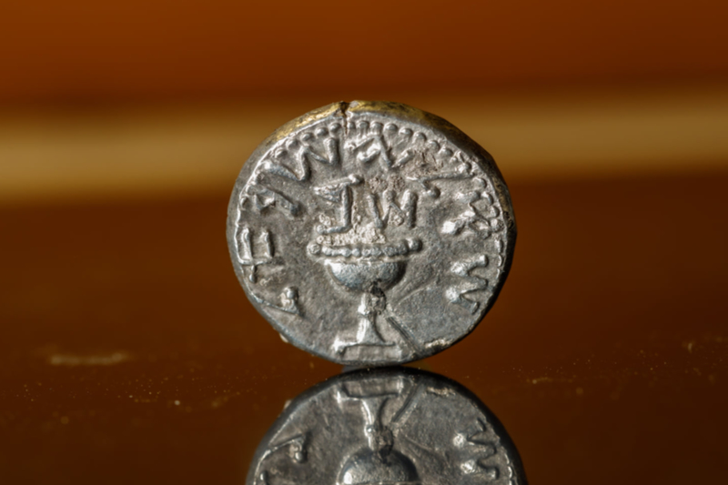 １１歳少女、２千年前の希少な銀貨発見　ユダヤ戦争時に鋳造か