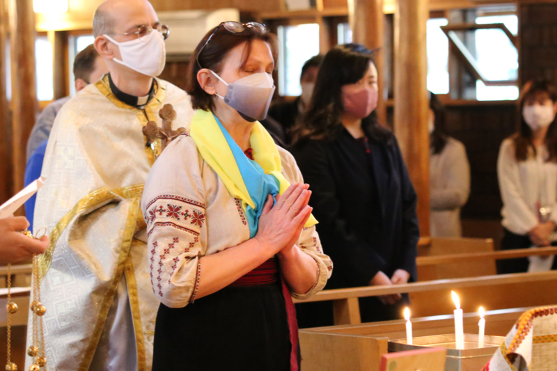 東京で「ウクライナの平和のための祈り」　在日ウクライナ正教会が主催