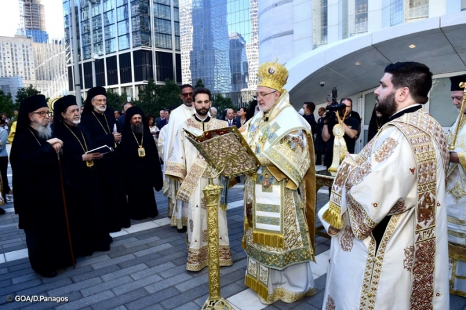 米同時多発テロで崩壊のギリシャ正教会が再建　新聖堂の成聖式行われる