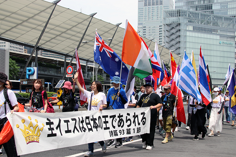 ジーザス・レインズ、７７回目の終戦記念日に全国７地域で同時開催　東京は７回目