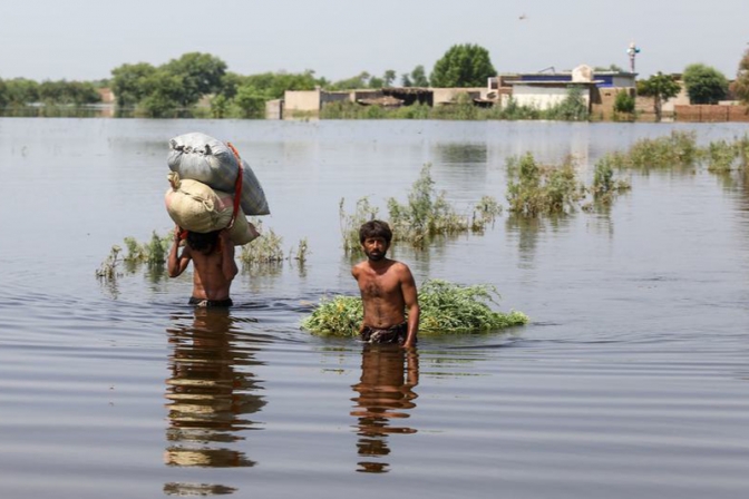 国土３分の１浸水のパキスタン、地震と洪水被災のアフガン　神戸国際支縁機構が救援募金